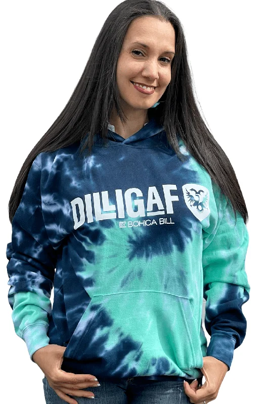 Super Savings Sea Foam Tie-dye Pullover Hoodie