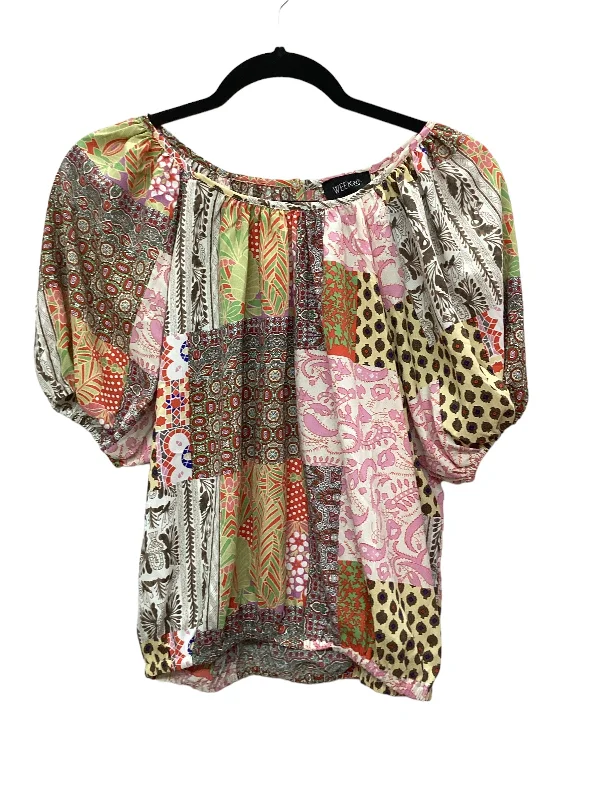 Value Deals Multi-colored Top Short Sleeve Clothes Mentor, Size S
