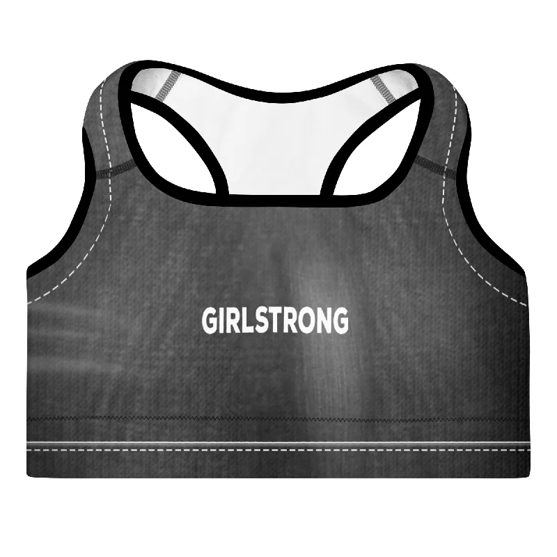 Daily Specials ELEVATED ESSENTIALS, THE PERFECT PADDED BLACK JEANS SPORTS BRA