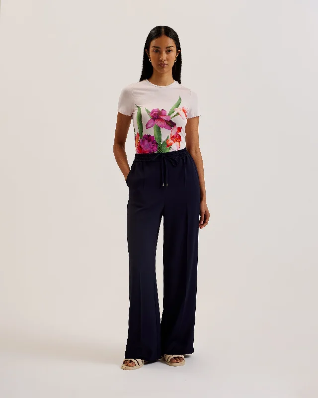 Best Seller Merielo Florist Printed Fitted Tee Lt-Pink