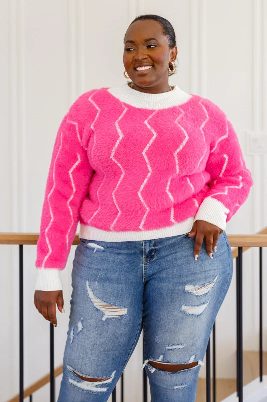 Savings Alert Pop Culture Zig Zag Sweater