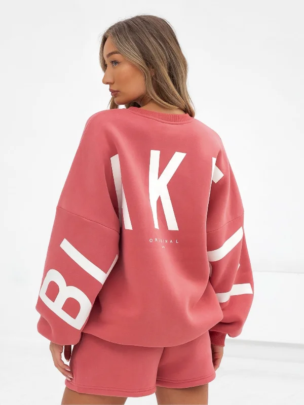 Weekend Savings Galore Isabel Oversized Sweater - Sunrise Coral
