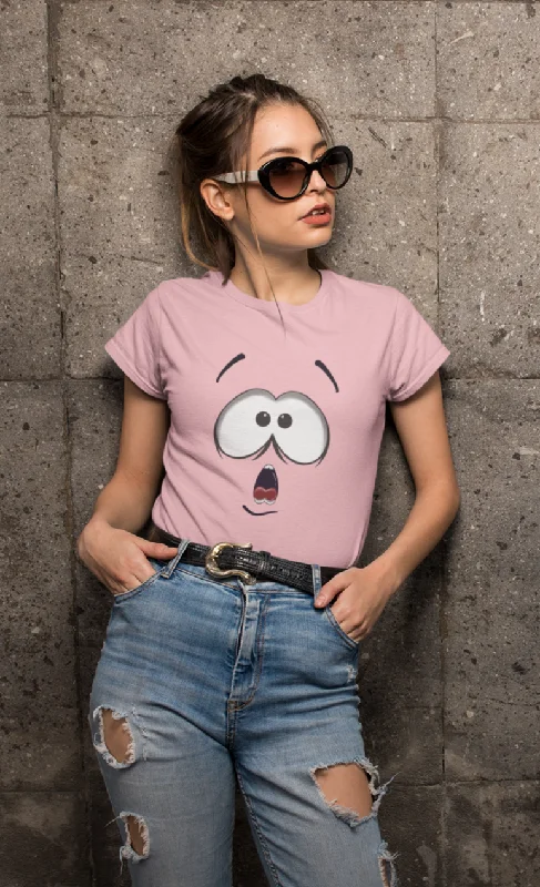 Epic Deals SURPRISING FACE : HALF-SLEEVE T-SHIRT