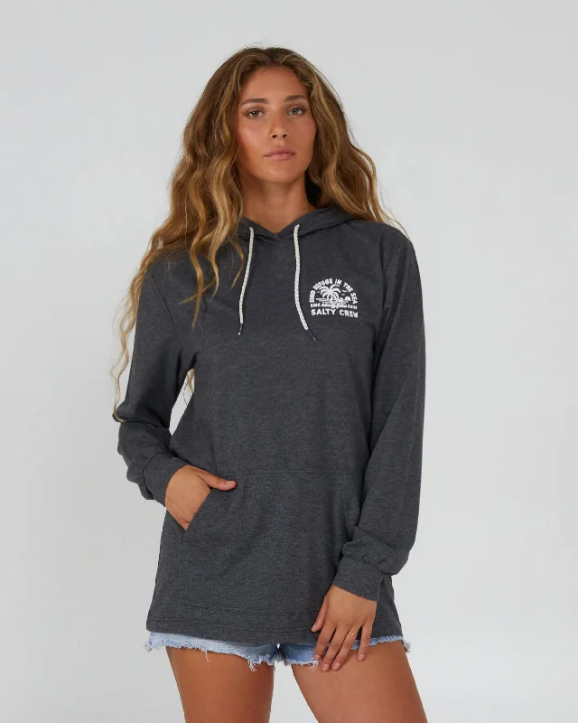 Weekend Offers That Dazzle Good Times Hooded Tech Tee - Charcoal