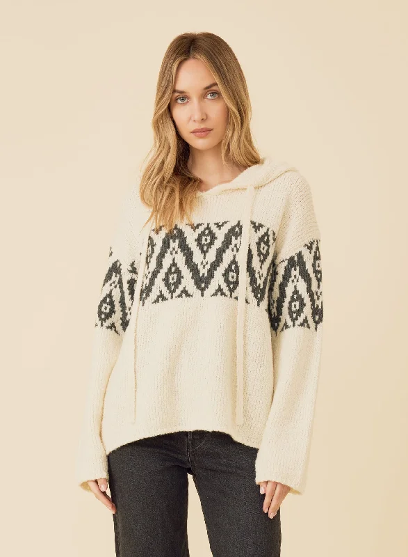 Deal Zone Sirelle Hoodie - Ivory Combo