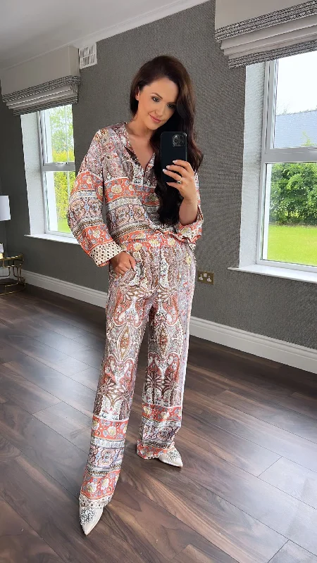 Take Advantage Aire two piece shirt and trouser set