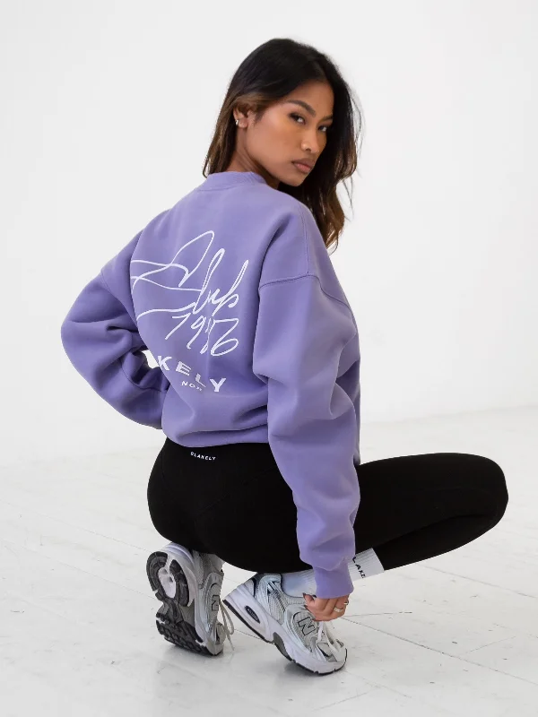 Weekend Deals You Can't Resist Club Oversized Sweater - Violet