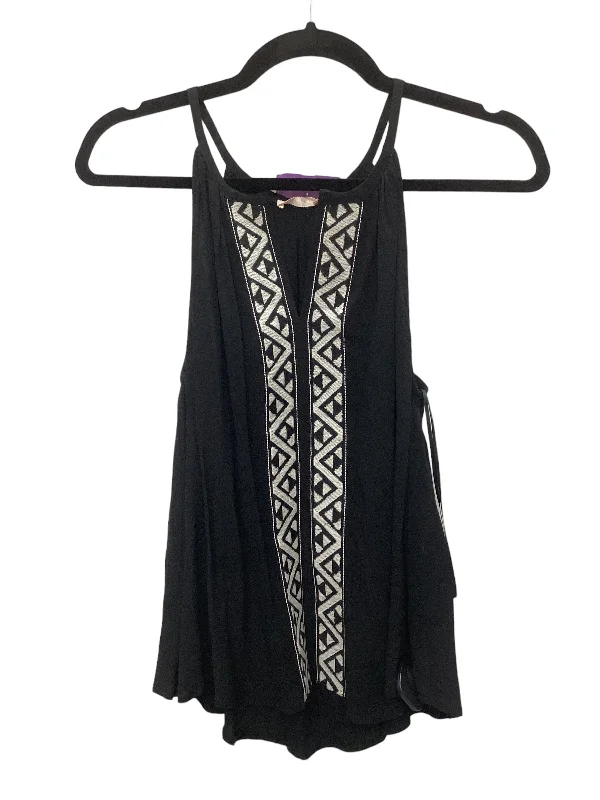 Weekend Offers That Dazzle Black Top Sleeveless Mi Ami, Size L