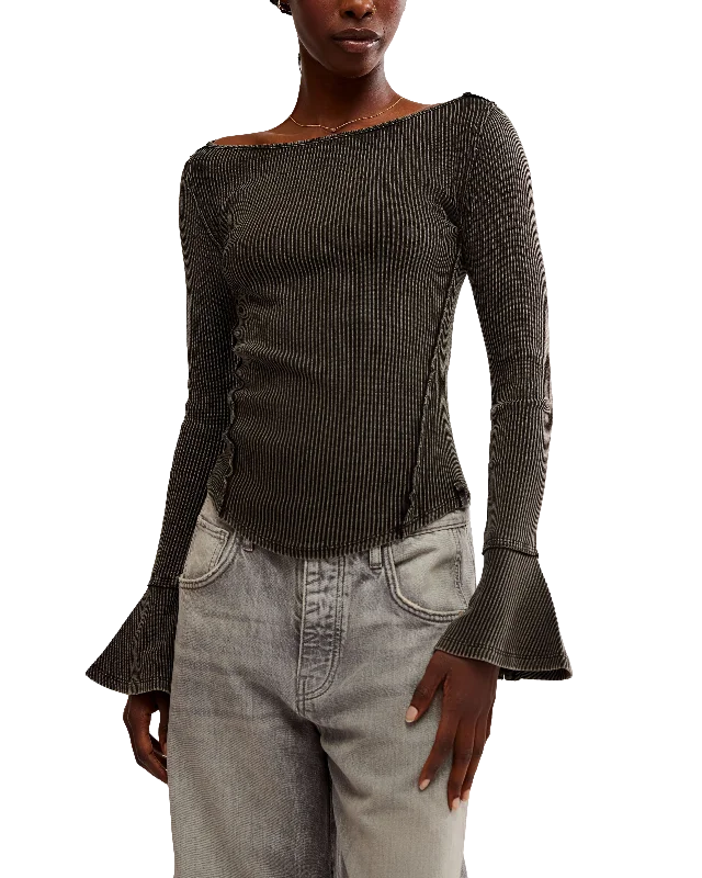 Don't Wait Soul Sister Layering Top in Black
