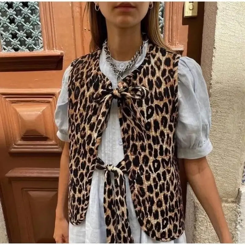 Weekend Savings Fiesta Sadie | Cute Leopard Vest