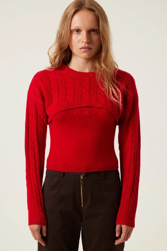 Steal Deal Pullover Mapila Red