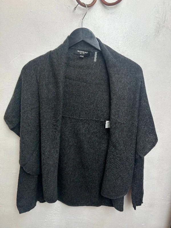 Fantastic Offers Charcoal Organic Circle Cardigan
