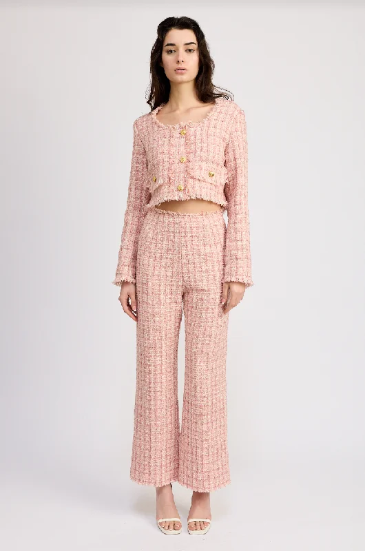 Weekend Bargains Just for You Blush Tessa Tweed Jacket