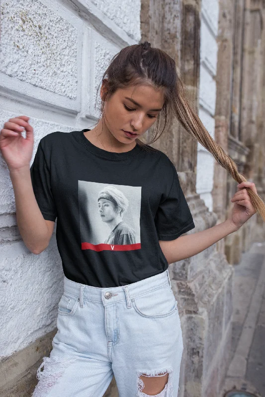 Special Discount BTS Kim Taehyung V - HALF-SLEEVE T-SHIRTS