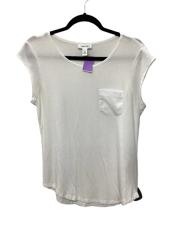 Closeout Sale Top Sleeveless By Calvin Klein  Size: S